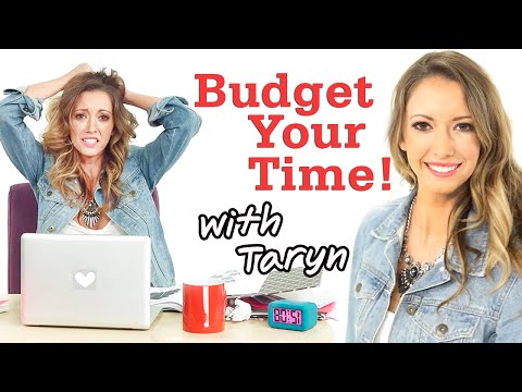 how to budget time