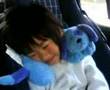 Dylan fall in sleep in the car