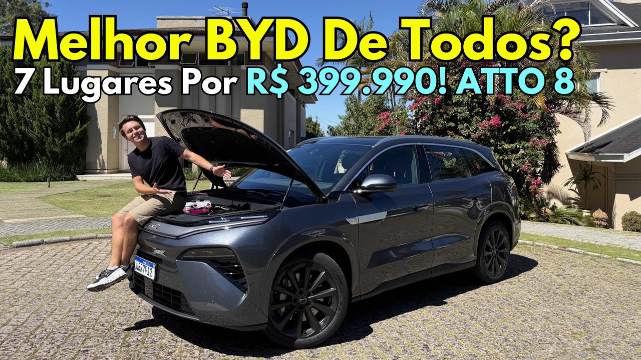 Melhor BYD de Todos? 7 Lugares, Híbrido… e o Tan virou Atto 8