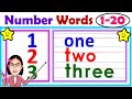 Download Number Words Spelling Learn The Number Words 1 20 Lesson For Kids Mp3 Song