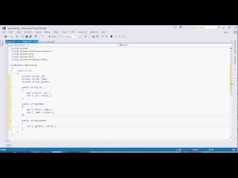 how to define property in c#