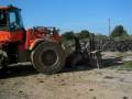 Loader Changing Out Attachments with Hydraulic Coupler