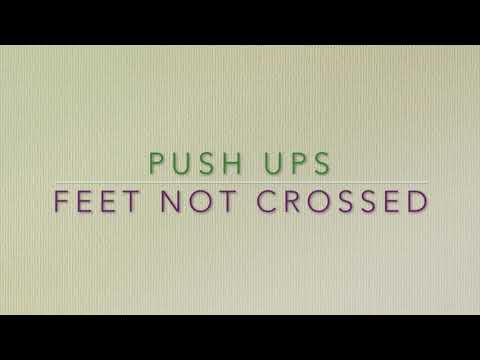 How to… Don’t cross your feet while doing push ups