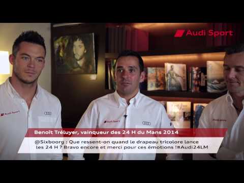 Benoît Tréluyer, vainqueur des 24H du Mans 2014, répond à @Sixboorg
