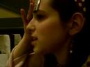 SARA REACTS TO THINGS-Mint Gum Wrapper on Forehead