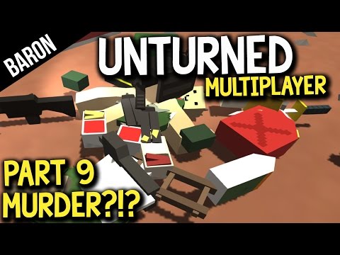 Unturned Multiplayer PvP Murder!?! Part 9 w/ Dlive and Wade!