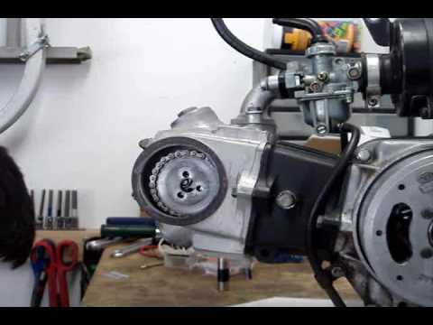 cam timing - This is how to set the cam timing for Honda's 50/70cc OHC horizontal engines.