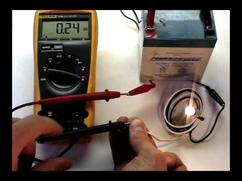 how to measure amperes