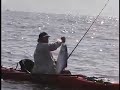 kayak fishing with Spike