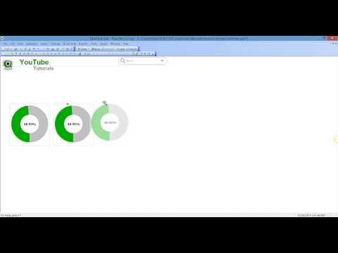 how to create gauge chart in qlikview