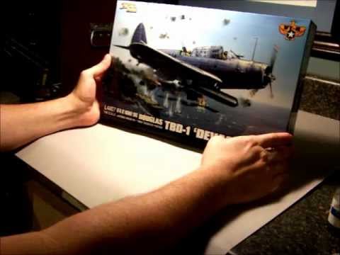 TBD - This is my first You Tube video-- and it is a review of the new Great Wall Hobby TBD-1 Devastator in 1/48.