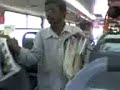 guy SELLINg NEwSpAper oN buS iLLegally