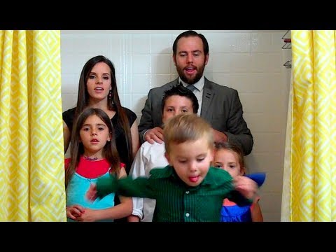 Singing in the shower!