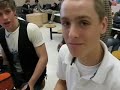 Chinese students cook for school