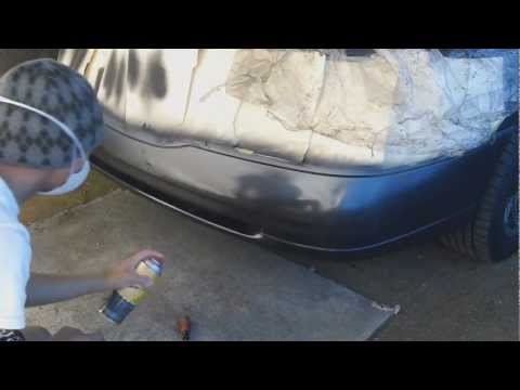 how to paint a vehicle with spray paint