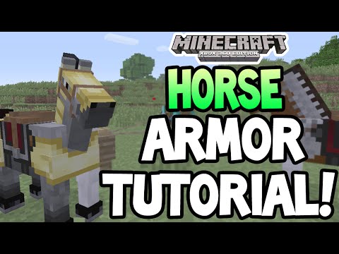how to horse armor in minecraft