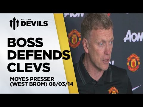 Boss Defends Clevs | Press Conference | West Brom vs Manchester United