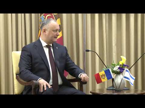 Президент Республики Молдова провел встречу с Президентом Государства Израиль
