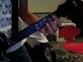 fingering my guitar