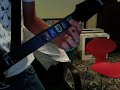 fingering my guitar