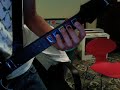fingering my guitar