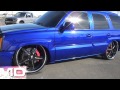Delicious Candy Blue SMD Escalade Bagged on 26's (Update 6) Blacked Out