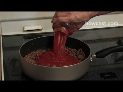 how to drain meat from skillet
