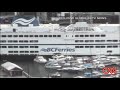 Captured morning of June 30, 2005. The BC Ferry Queen of Oak Bay lost her power due to a faulty engine governer activating the emergency shutoff and had to make an emergency landing in Sewell's Marine at Horseshoe Bay, West Vancouver, Canada.