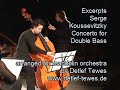 Serge Koussevitzky Concerto for Double Bass excerpts