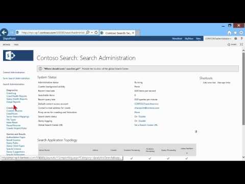 Enterprise Search - Learn how to configure enterprise search in this Core Solutions of Microsoft SharePoint Server 2013 training video. Contact K Alliance for more info. http:/...