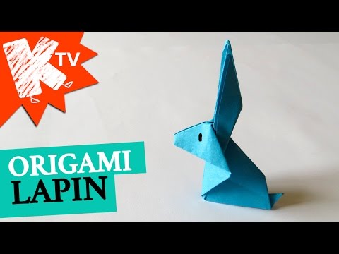 Lapin en origami