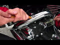 Cleaning melted plastic off Harley davidson