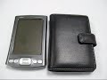 PDair Leather Case for Palm Tungsten T5/TX - Book Type (Blac