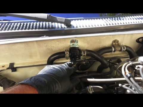 How To Replace A Heater Control Valve On A Toyota