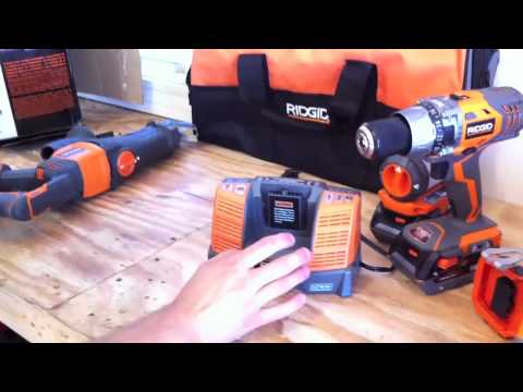 ridgid - RIDGID X4 18V 5 Pc. Combo Kit R9551 For more reviews visit http://www.toolsinaction.com Subscribe it really helps us out! Also follow us on Twitter and Faceb...