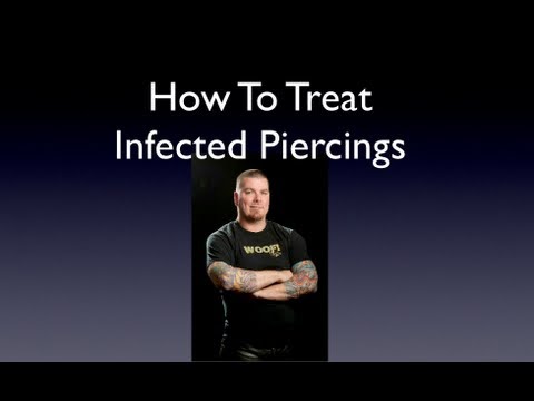 how to treat nipple piercing infection