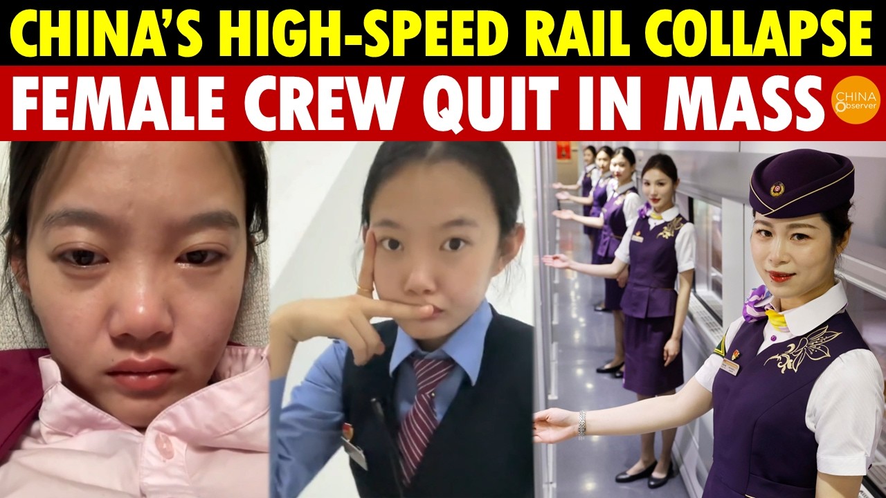 China’s High-Speed Rail Collapse: No Pay, Female Crew Quit In Mass, Turnover Hits 50%