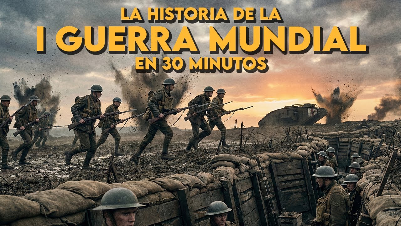 ✅ La PRIMERA GUERRA MUNDIAL resumida en 30 minutos | ¿Cómo empezó? ¿Qué ocurrió?