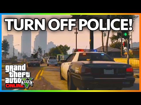 how to turn off cops in gta v