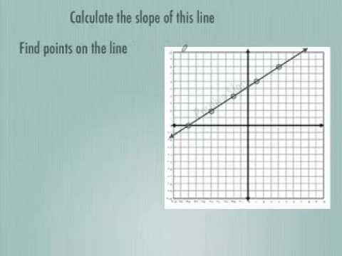 how to calculate slope