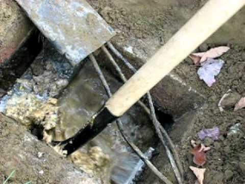how to unclog septic tank inlet