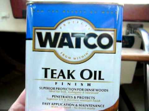 how to teak oil