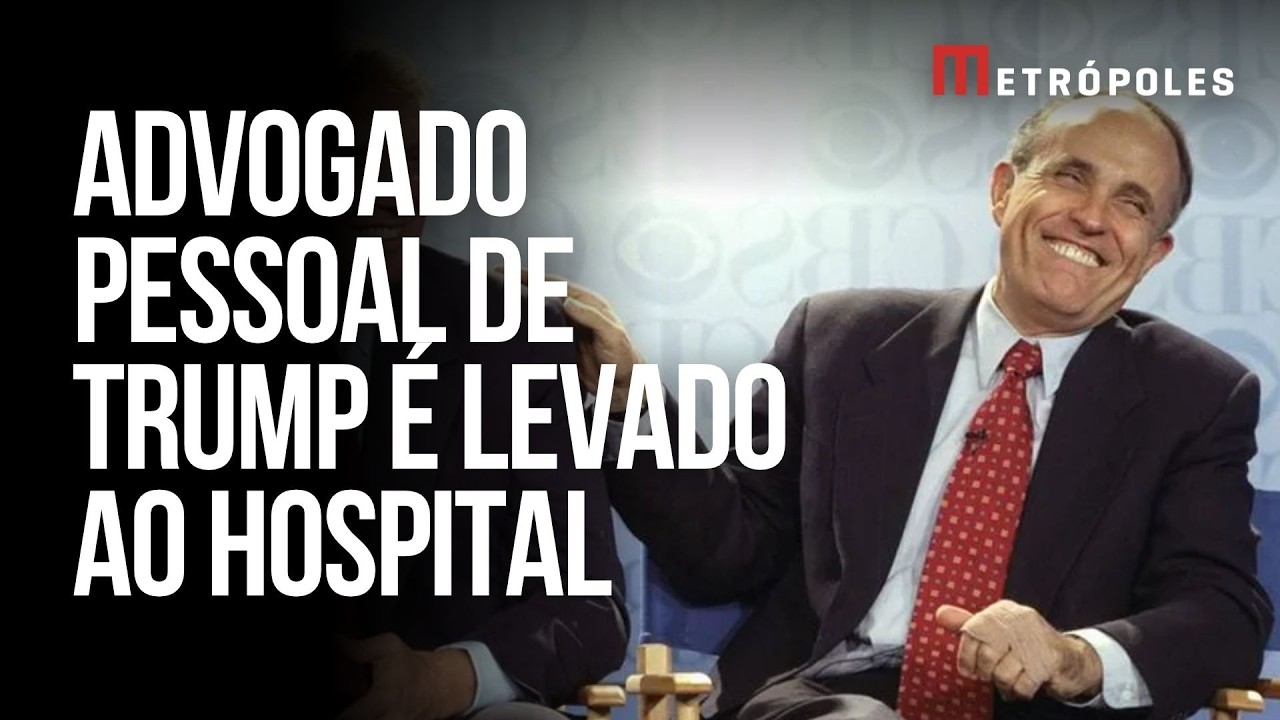 Aliado de Trump, Rudy Giuliani é levado ao hospital em estado grave