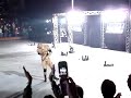 Batista entering with fireworks at Smackdown Live Tour Portugual 2007