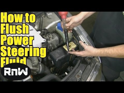 how to drain steering fluid