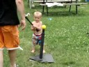 Jaxyn playing tball Jaxyn playing tball