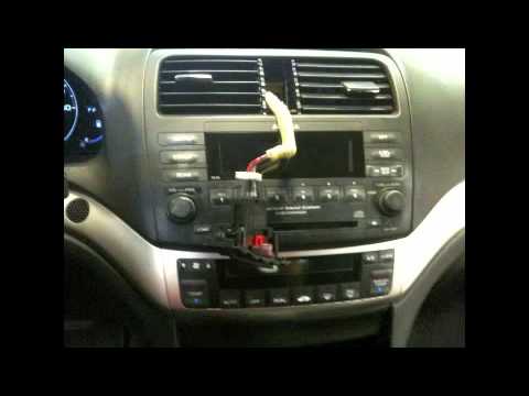 How to – Factory radio removal for 2004 – 2008 Acura TSX