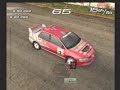 sega rally 2006 sony playstation game arcade racing subaru impreza lancer