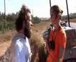 Racist settler aggresion in land stealing operation