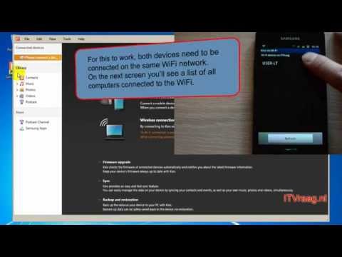 how to sync via wifi